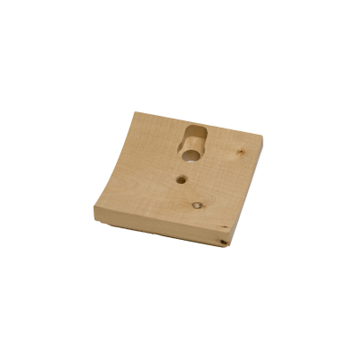 Подложка на-бревно Кром 1-пост, без отделки, с пазом