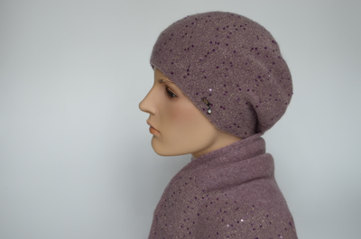 Vizio Collezione Италия шарф и берет зима 2023 - 2024