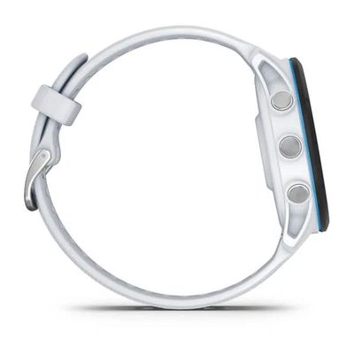 Умные часы Garmin Forerunner 255 Music с белым ремешком