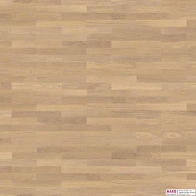 Инженерная доска Haro Дуб Светлый Белый 540173 фронт