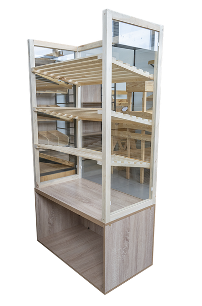 (SIM-01) Хлебная витрина "SIMPLE" с 3-мя наклонными полками