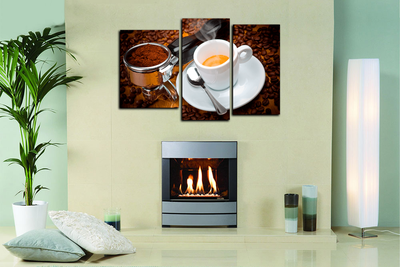 Модульная картина "Кружечка кофе"