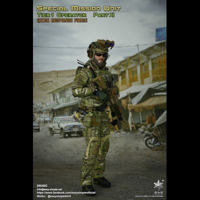 БОЕЦ СИЛ СПЕЦИАЛЬНЫХ ОПЕРАЦИЙ США - Коллекционная ФИГУРКА 1/6 scale SMU Tier 1 Operator Part XI Quick Response Force (26040C) - Easy&amp;Simple