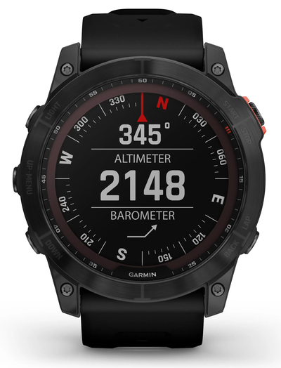 Garmin Fenix 7X 51mm Solar Slate Gray with Black Band (010-02541-00 / 010-02541-01 / 010-02541-0A)