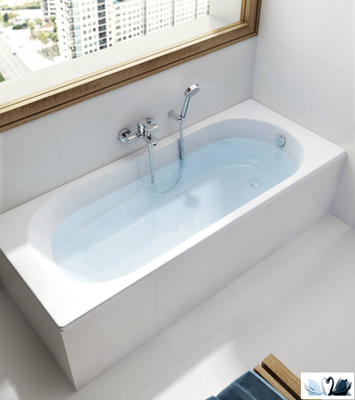 Акриловая ванна Roca Genova N 160 x 70 ZRU9302973, прямоугольной формы