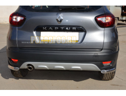 Защита заднего бампера "уголки" d53 для Renault Kaptur (2017-...)