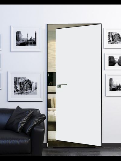 Дверь без наличников от себя 700 Black Revers