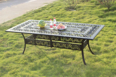 Обеденная группа из литого алюминия Rimini 8. Стол