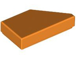 Tile, Modified 1 x 2 Wedge Left, Orange (5091 6477748 6510130)