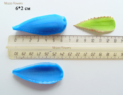 "Лист мини ананаса" силиконовый молд (вайнер)