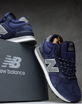 New Balance Classic 574 Blue С Мехом