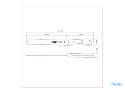 TRAMONTINA PROCHEF НОЖ ДЛЯ ХЛЕБА - 20 СМ.