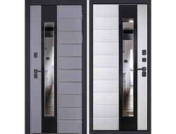 Дверь терморазрыв Снегирь с окном