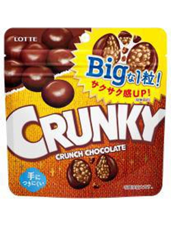 Шоколад CRUNKY хрустящий большой пакет 72г