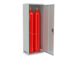 Шкаф для газовых баллонов ШГР 40-02, 1630х600х385 мм