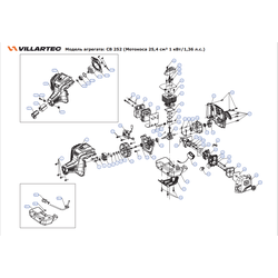Запчасти для триммера Villartec CB 252