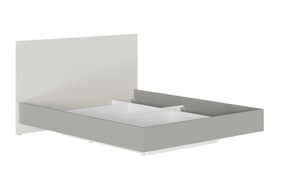 Селена КР-002 Кровать МДФ  Шиншилла серая / Кварц грей софт (без основания)