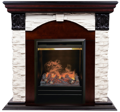 Электрокамин Dublin Lux AO с очагом 3D Olympic