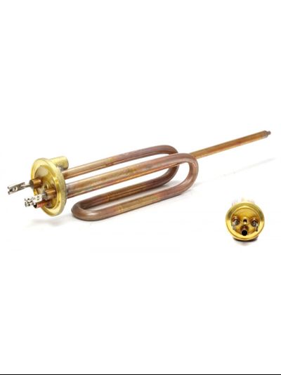 Тэн 1500W фланец MTS г-образный RECO (короткие контакты) для водонагревателя