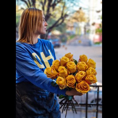 Роза Эквадор 70 см 15 шт