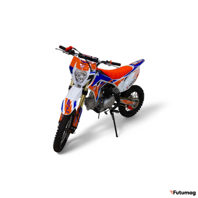 Питбайк MOTAX MX 125 Белый-оранжевый