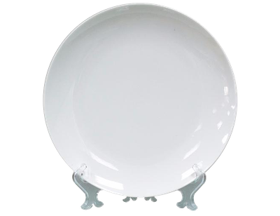 ТАРЕЛКА КЕРАМИЧЕСКАЯ БЕЛАЯ 19см