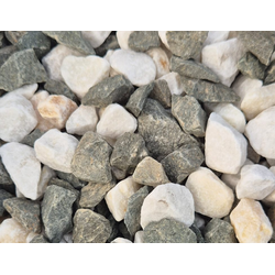 Бело-зелёная крошка, фракция 5-10 мм