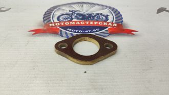 Прокладка карбюратора термоизоляционная МТ, Днепр, Урал (Текстолит, 6мм x d30-32 мм.) фото