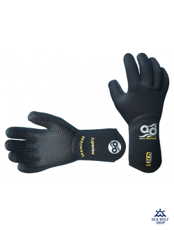 Перчатки неопреновые 5мм Aquadiscovery SEAMLESS AQUADRY 2-я обтюр.р.L