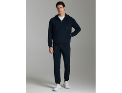 Черный спортивный костюм мужской 11SKM-1828