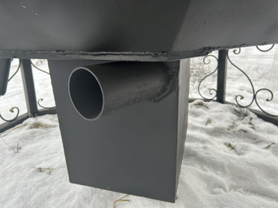 Банный чан на 6 человек 200 х 200 см (внутренние размеры)