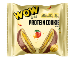 (Prime Kraft) Протеиновое печенье WOWBAR с начинкой - (40 гр) - (клубника)