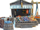 Seafood market stall (PAINTED)