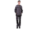 Костюм "ГОРОД" женский, куртка + п/к, тк. TC TWILL, пл. 240гр/м2, т.серый/серый/чёрный