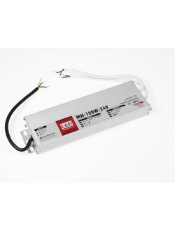 Герметичный блок питания 150W 24V IP67 Extra Slim (24V/6.25A/150W) (4LED/IP67 металл/1 год)