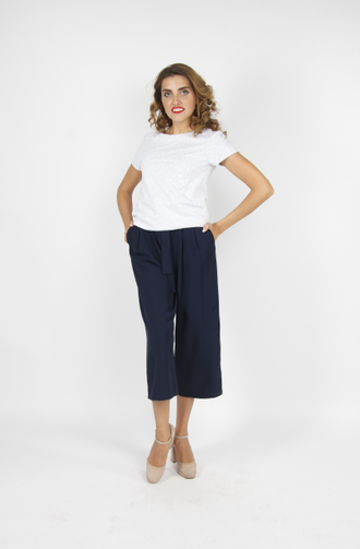 Двухслойная блуза с пайетками