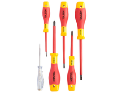 Набор отверток диэлектрических, 6 предметов TOLSEN TTV33506