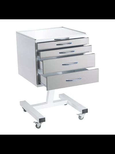 Столик стоматолога СИПС-М-01 с 4-я ящиками м центральным замком