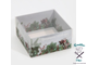 Коробка для кондитерских изделий с PVC крышкой «Рябина», 12 х 6 х 11,5 см