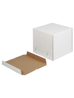 Коробка для торта (белая), 240*240*220мм