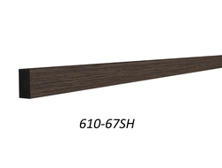 Молдинг из дюрополимера Decor Dizayn 610-67SH, 3 метра