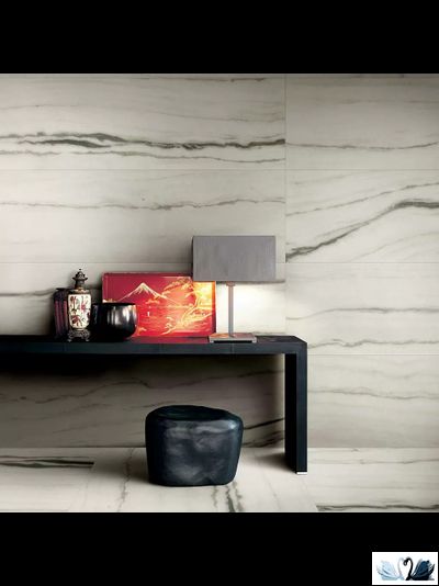 Керамогранит FMAX Panda White glossy 90x180 см белый мрамор