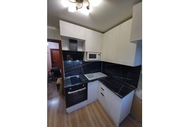 Кухня черно белая