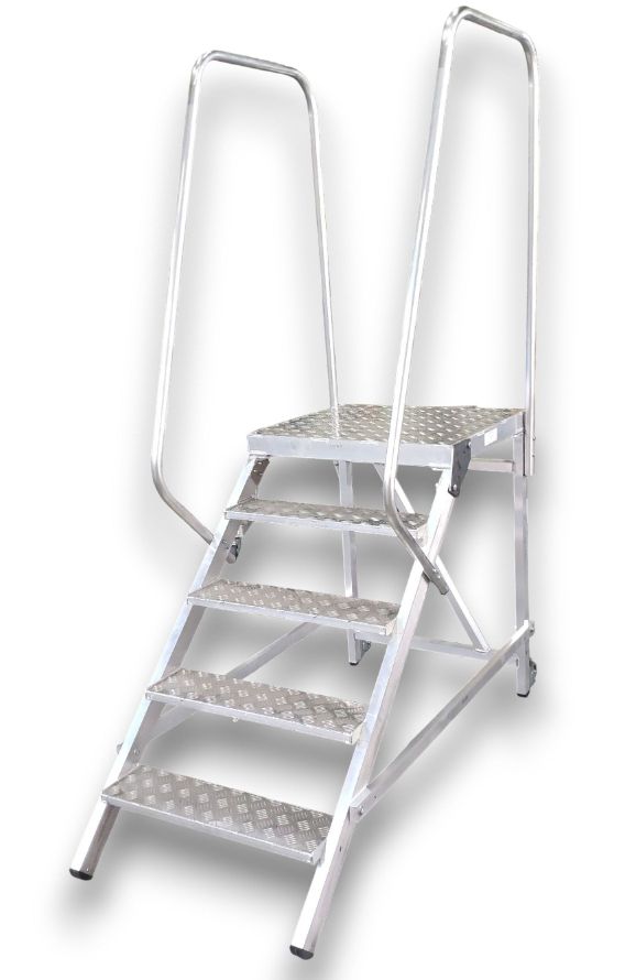 Лестница-подмости ЛП с двумя поручнями