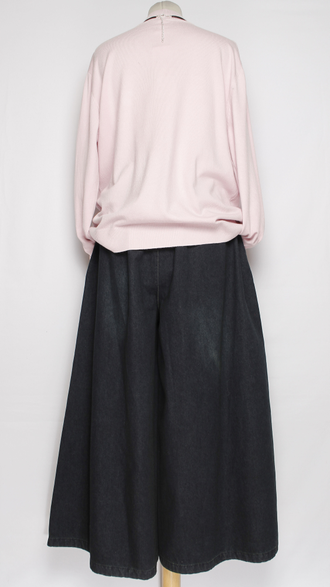 Джемпер "ГЛАДКИЙ С ДЛИННЫМ РУКАВОМ " 7811\07  фуксия, чайная роза, роза меланж р.52-56