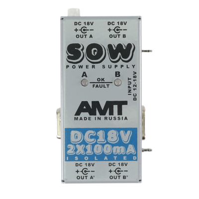AMT SOW PS-2 DC-18V 2x100mA - модуль блока питания