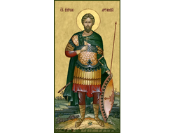 Артемий Антиохийский, святой великомученик. Рукописная мерная икона.