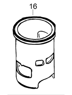 Гильза оригинал BRP 420923981 для BRP LYNX/Ski-Doo