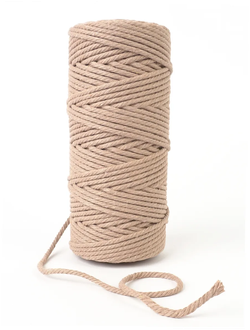 Веревка 3 мм 100М какао