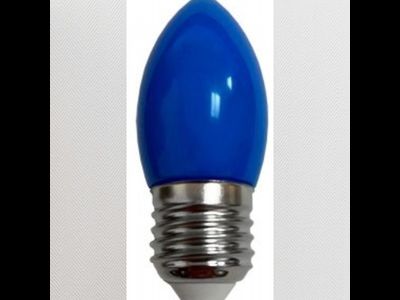 Ecola свеча E27 2W Синий матов. 82x37 C7TB20ELY